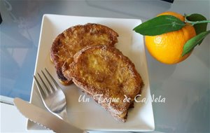 Torrijas De Naranja Sin Lactosa 
