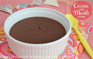 Postre De Chocolate Para Intolerantes A La Leche Y Al Huevo
