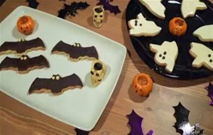 Galletas Ideales Para  Halloween (fantasmas Y Murciélagos)
