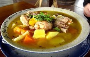 Hervido De Gallina (sancocho) Venezolano
