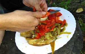 Escalivada Con Bacalao
