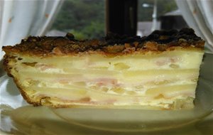 Pastel De Queso, Bacon Y Patata
