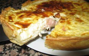 Quiche De Jamón York Y Queso
