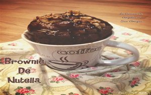 Brownie Mug De Nutella
