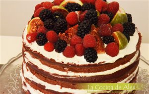 "naked Cake" Red Velvet Con Crema De Mascarpone
