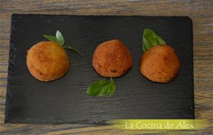 Croquetas De Puerro, Calabaza Y Queso.
