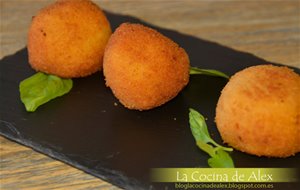 Croquetas De Puerro, Calabaza Y Queso.
