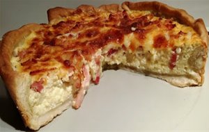 Quiche De Bacon Y Coliflor
