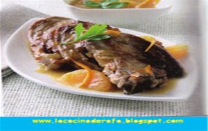 Chuletas De Cordero Con Mandarinas
