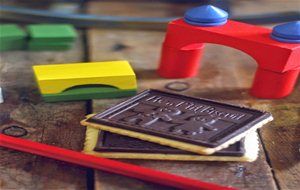 Galletas De Almendra Con Chocolatina
