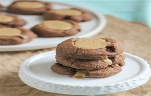 Galletas De Chocolate Y Mantequilla De Almendra Veganas Y Gluten Free
