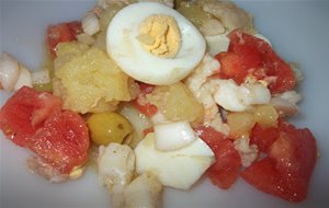 Ensalada De Patatas Con Bacalao
