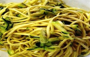 Spaguetti  Con Calabazin
