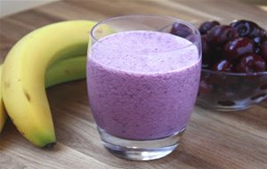 Smoothie De Cerezas Y Banana
