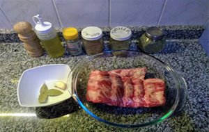 Costillar De Cerdo Al Horno
