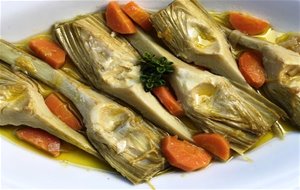 
alcachofas En Escabeche De Naranja
