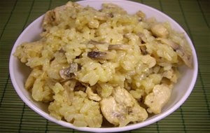 Arroz Con Pollo Y Champiñones
