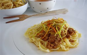 Tallarines A La Boloñesa (ragú)
