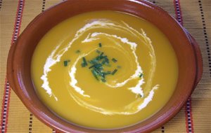 Crema De Calabaza Y Pera
