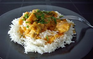 Arroz Basmati Al Vapor Con Curry Y Leche De Coco
