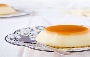 Flan De Chocolate Blanco
