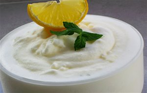 Helado De Limón Y Menta
