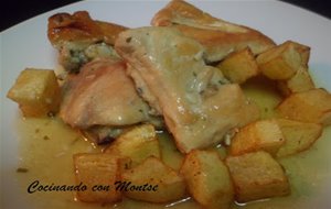 Pollo Al Ajillo Con Patatas
