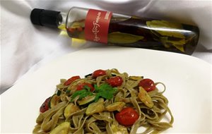 Pasta De Moringa Con Aove De Guindillas (agustín Fornos)
