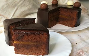 Tarta De Chocolate Tipo Sacher
