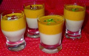 Vasitos De Crema De Zanahoria Y Coliflor 
