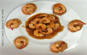 Langostinos Al Whisky Con Chile Picante
