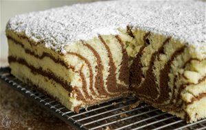 Zebra Sponge Cake (bizcocho Japonés)
