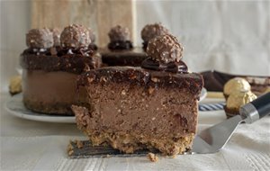 Cheesecake De Nutella Y Ferrero Rocher
