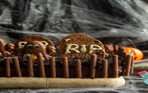 Brownie Cementerio Para Halloween
