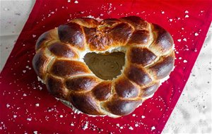 Corazón De Brioche Para San Valentín
