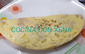 Tortilla De Atún, En Microondas Con Lékué Para Tortillas 

