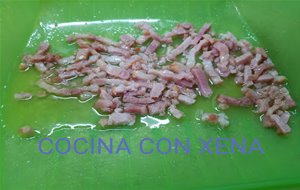 Espaguetis Con Nata Y Bacon, En Microondas Con Lékué, Fotos Del Paso A Paso
