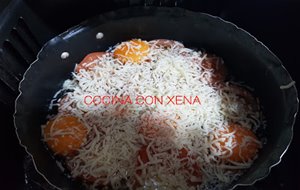 Huevos Con Fondo De Tomates En Freidora De Aire
