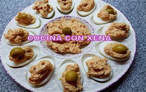 Huevos Rellenos, Con Thermomix 
