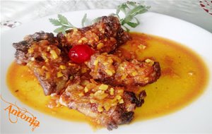 &#9552;&#9574;&#9552; Costillas En Salsa De Naranja &#9552;&#9574;&#9552;
