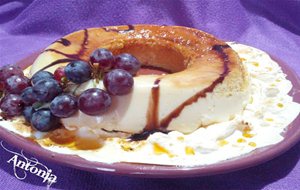 [[[ Flan De Leche Condesada Con Sabor A Vainilla ]]]
