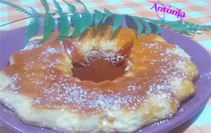 (*v*) Flan De Leche Condesada Coco Y Almendras (*v*)
