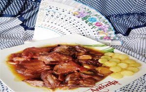 Ï &#8225; Ï Magro Con Gurumelos Salsa De Pedro Ximez  Y Zumo De Naranja Ï &#8225; Ï
