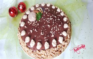 &#8616;&#8616; Tarta De Galletas Con Mantecados Y Nueces &#8616;&#8616;
