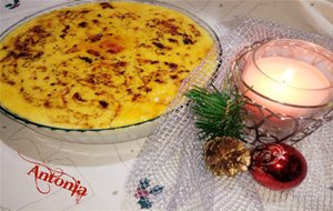 Tarta  Arroz Con Leche De Vainilla Con Crema Catalana
