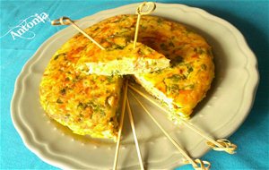 Tortilla De Patatas Con Cilantro Y Atún &&&
