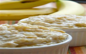 Arroz Con Leche Y Banana - Muy Cremoso, Nutritivo Y Potente Para Consumir En El Desayuno Y Arrancar El Día Con Mucha Energía!
