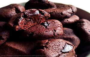 Impresionantes Galletas Doble Chocolate Sin Horno (en Sartén), Sin Gluten, Sin Lactosa, Sin Huevo!! Económicas Y Fáciles! (incluye Foto-tutorial)