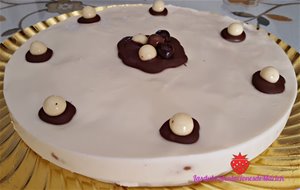 Tarta De Chocolate Blanco Y Galletas
