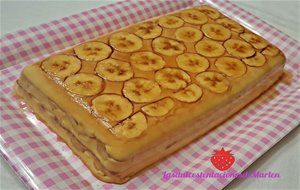 Tarta- Flan De Plátano
